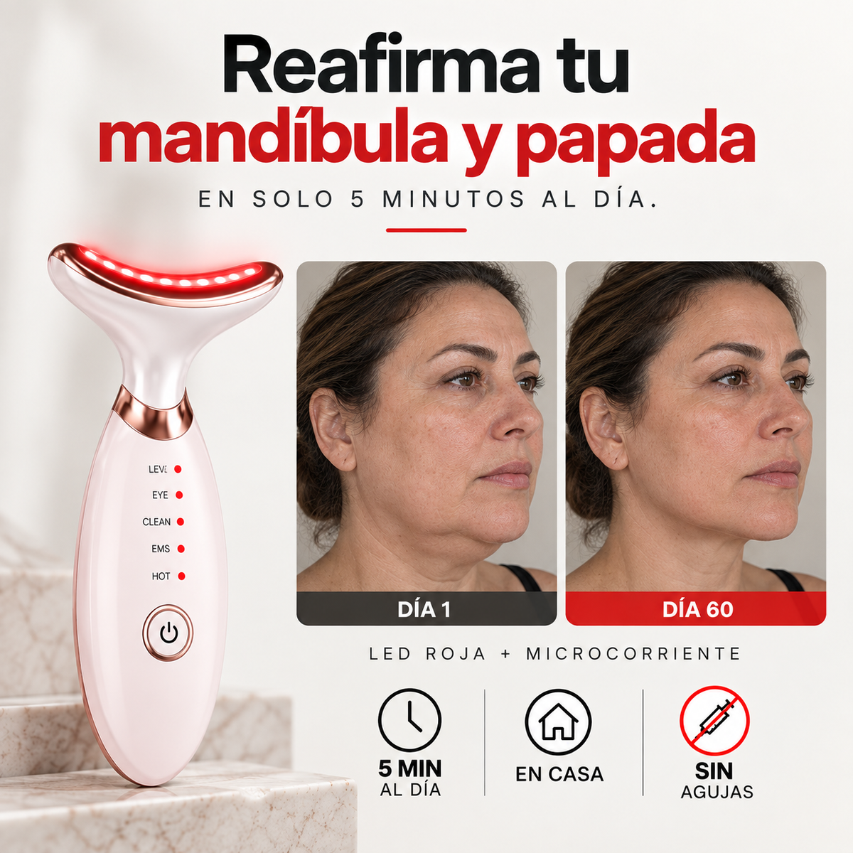 Escultor Lifting Facial 7 en 1 | CollagenLigth Pro™
