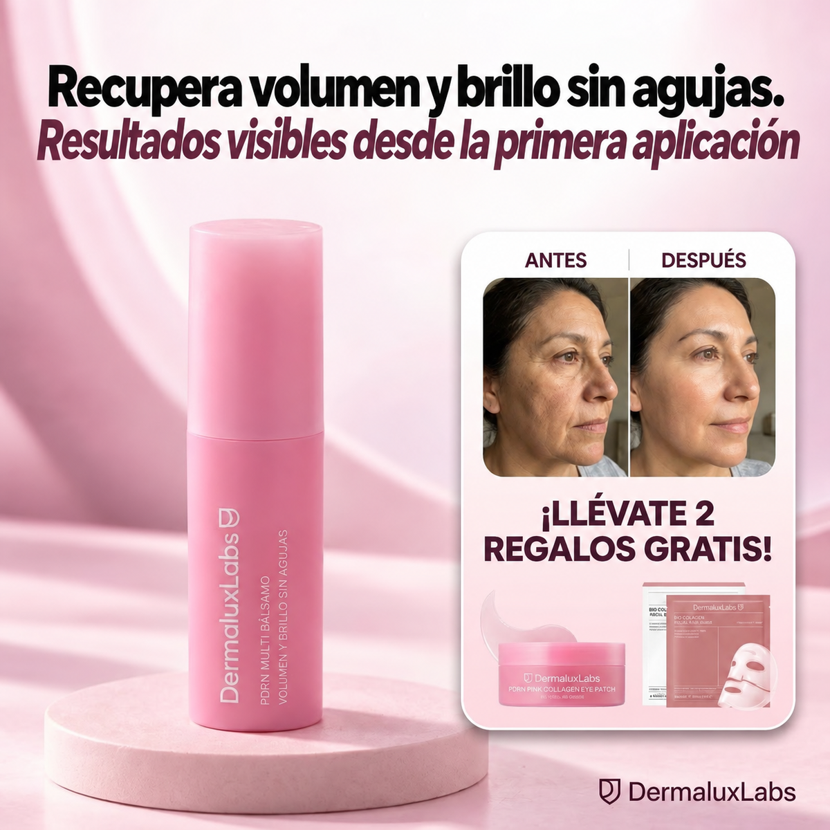 PDRN MULTI Bálsamo Volumen y Brillo Sin Agujas (1+1 GRATIS)